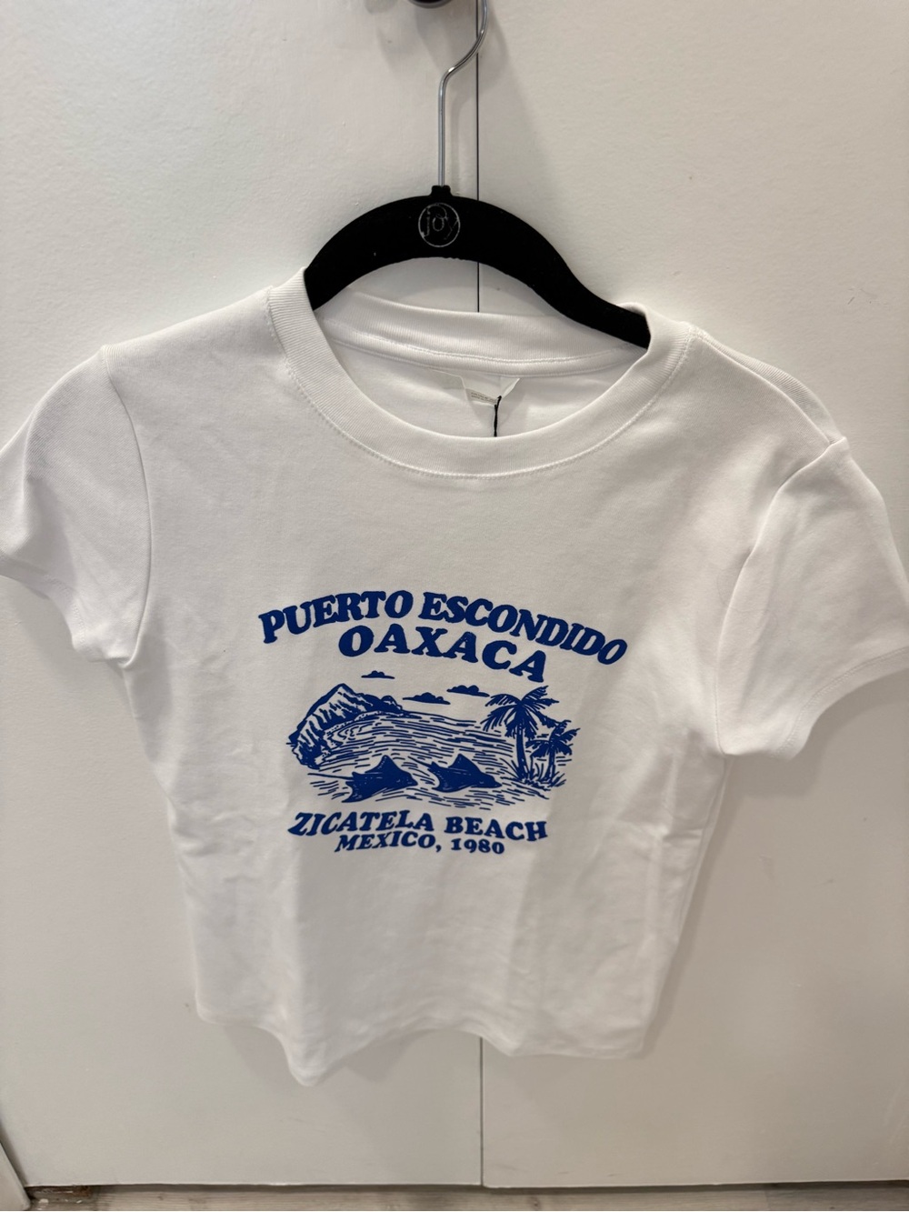 White Puerto Escondido Oaxaca Graphic Tee
